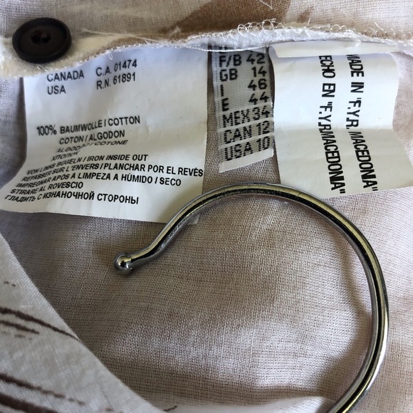 Cavita cotton print swim cover up dress 12 - Picture 12 of 14